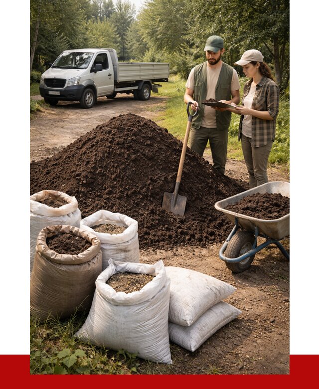 Купить грунт с доставкой в Сланцах от 4649 р. за м3 | ПРОНЕРУДСлы