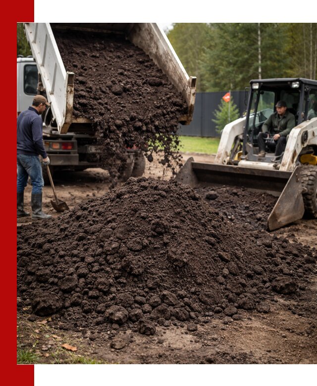Плодородный грунт с доставкой в Сланцах для садов и огородов