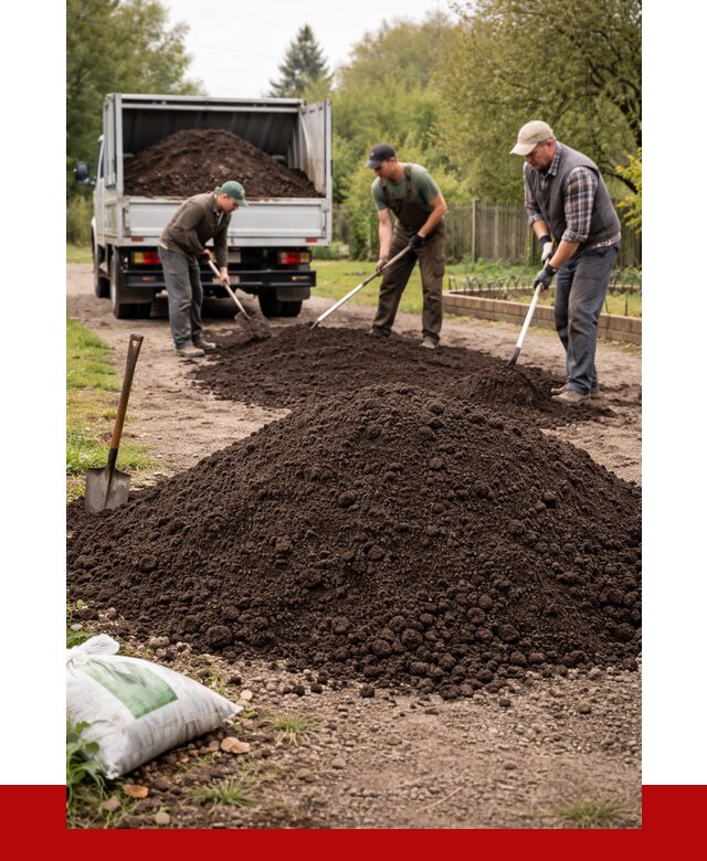 Купить землю для огорода в Сланцах от 3306 р./куб | ПРОНЕРУДСлы