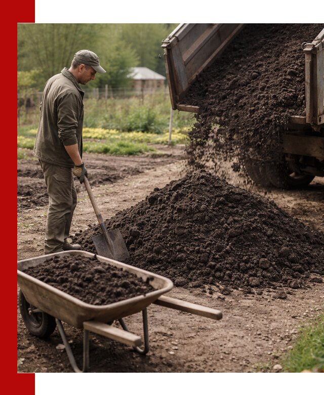 Доставка качественной земли для огорода в Сланцах