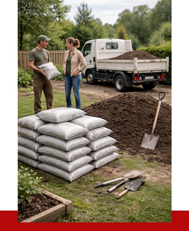 Садовая земля в Сланцах от 1240 р. с доставкой оптом | ПРОНЕРУДСлы