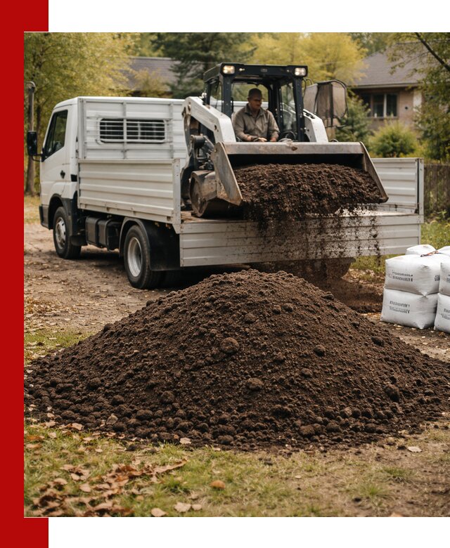 Доставка садовой земли в больших объёмах в Сланцах