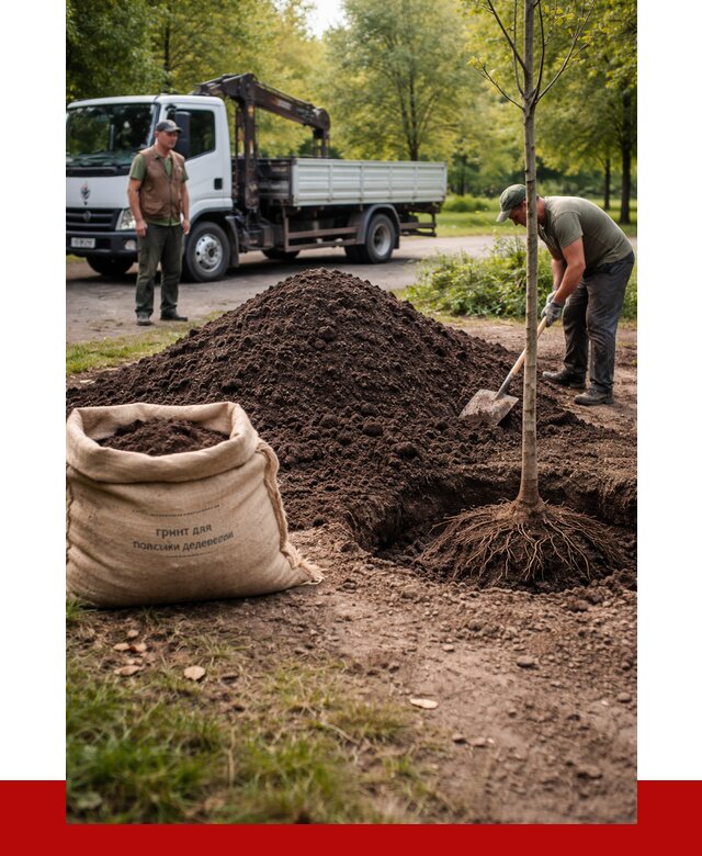 Грунт для посадки деревьев в Сланцах от 1240 р. | ПРОНЕРУДСлы