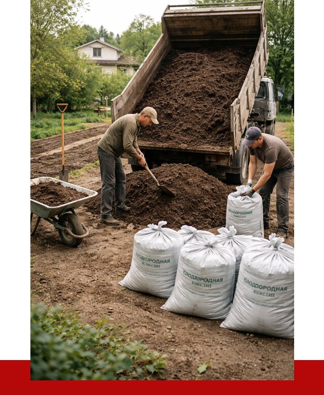 Плодородная смесь в Сланцах от 4339 р./куб с доставкой | ПРОНЕРУДСлы