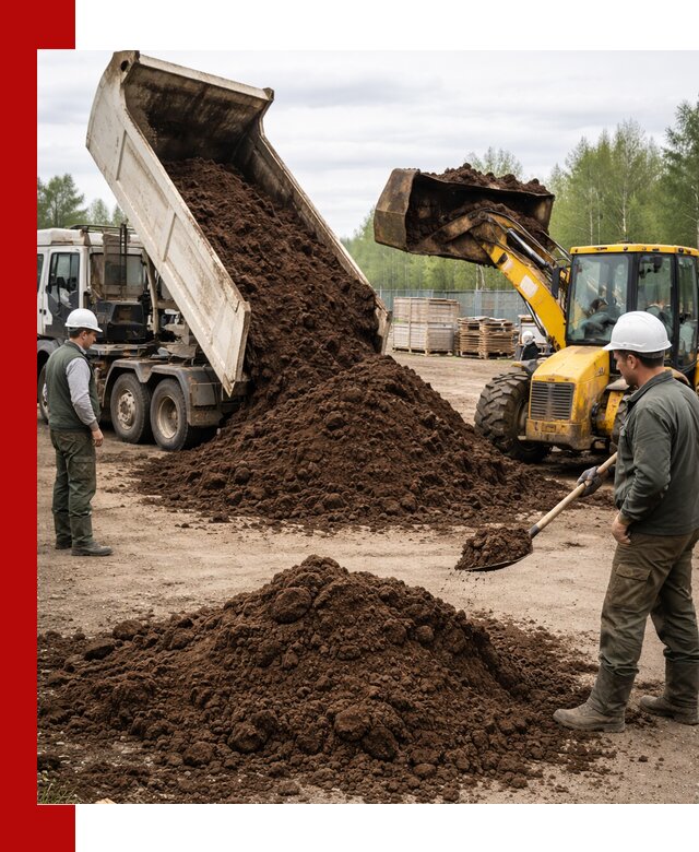 Доставка торфа оптом и в мешках в Сланцах