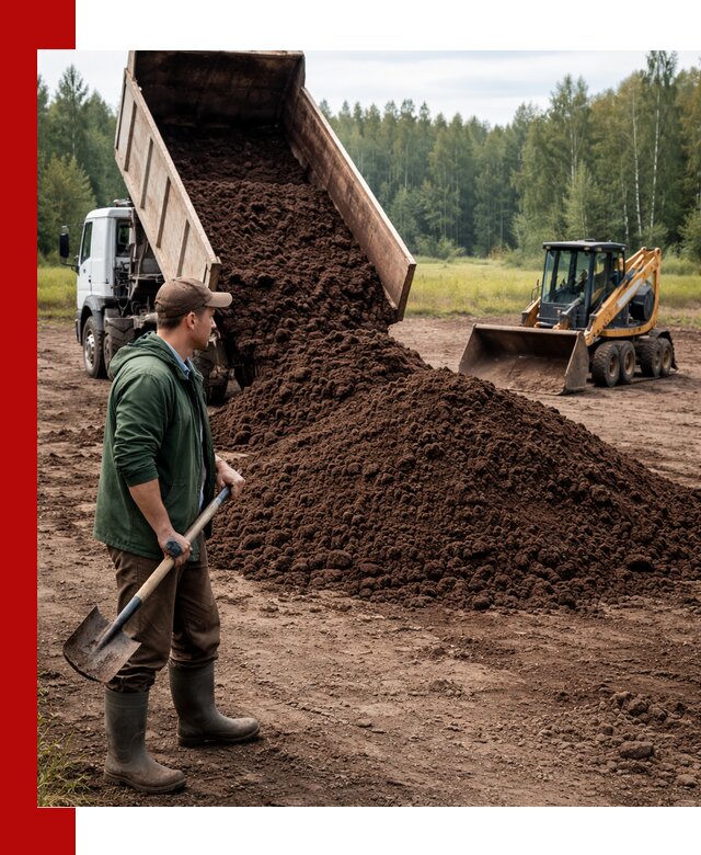 Купить верховой торф с доставкой в Сланцах для садоводства и растений