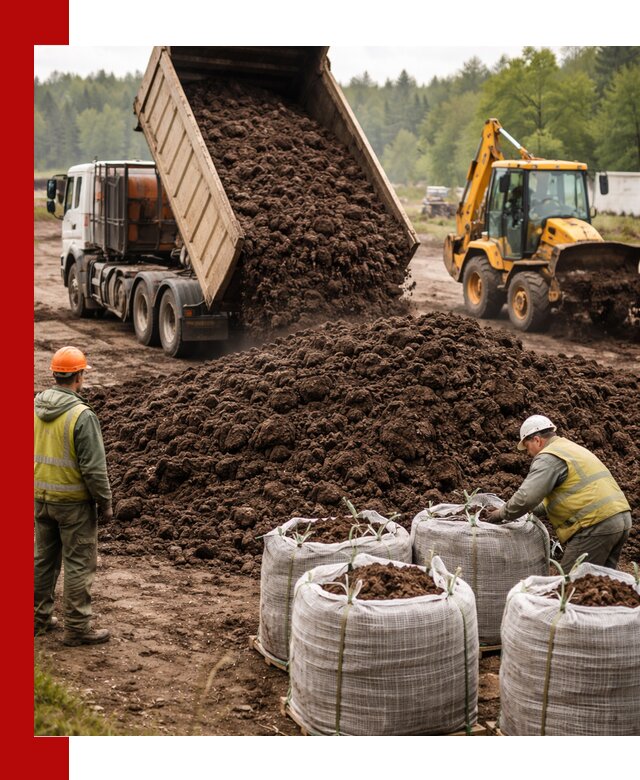 Доставка нейтрального торфа в Сланцах оптом и в розницу