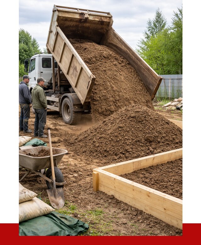 Торфо песчаная смесь в Сланцах с доставкой от 1911 р. | ПРОНЕРУДСлы