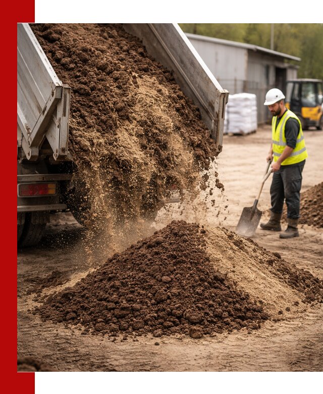 Доставка торфо-песчаной смеси в Сланцах для строительства и озеленения