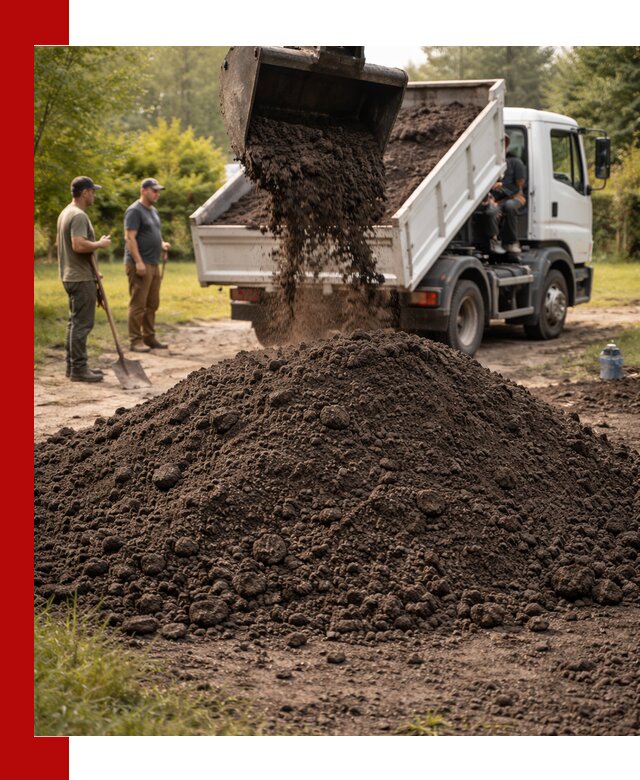 Доставка и продажа чернозема в Сланцах оптом и в розницу