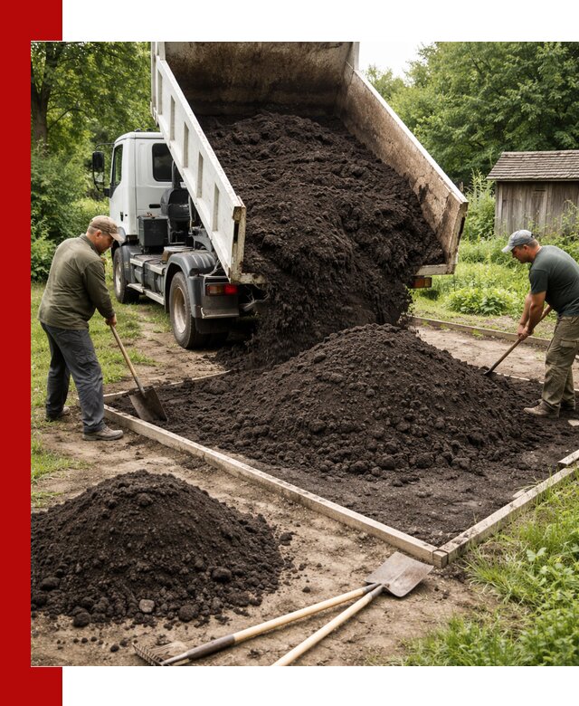 Купить чистый чернозем для огорода с доставкой в Сланцах