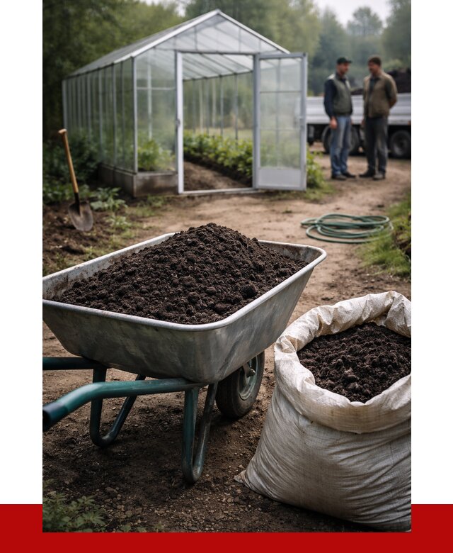 Чернозем для теплицы в Сланцах с доставкой от 1550 р. | ПРОНЕРУДСлы