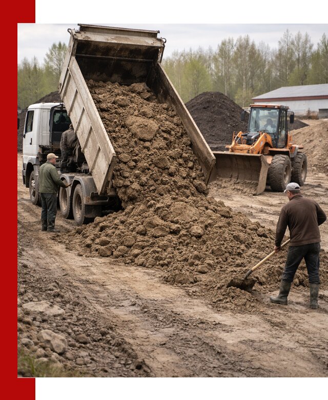 Доставка глин и суглинков в Сланцах оптом и вкрай