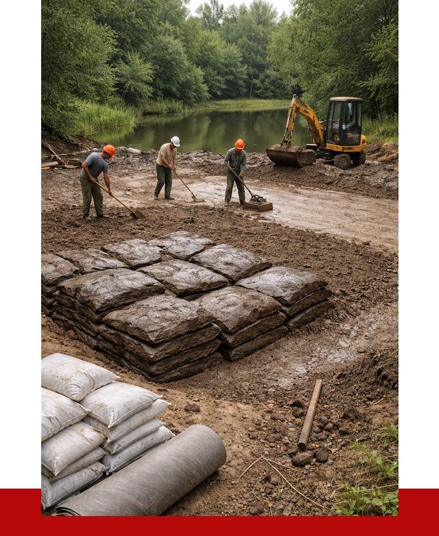 Купить глину для пруда в Сланцах от 4649 р. с доставкой | ПРОНЕРУДСлы