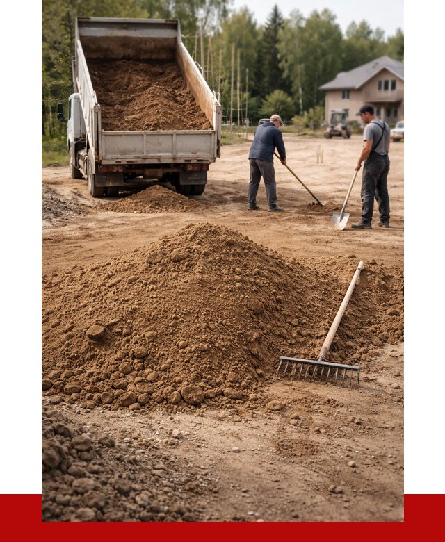 Суглинок для планировки в Сланцах с доставкой от 4339 р. | ПРОНЕРУДСлы