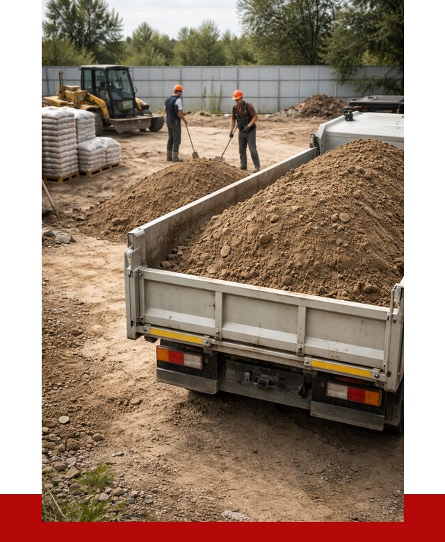 Супесь с доставкой в Сланцах от 2531 р. за куб | ПРОНЕРУДСлы