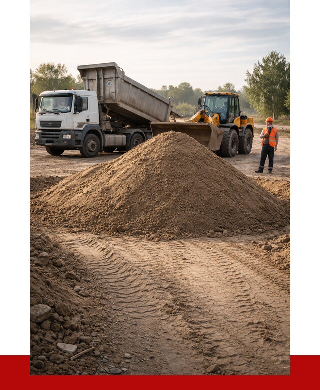 Купить песчаный грунт с доставкой в Сланцах от 4339 р. | ПРОНЕРУДСлы