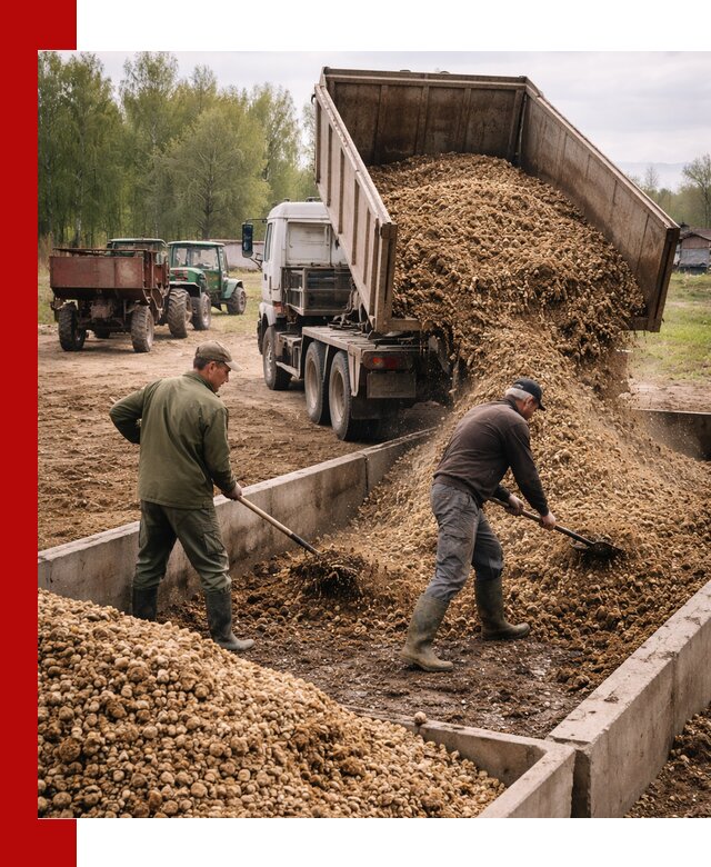 Куриный помет с доставкой в Сланцах оптом и в розницу