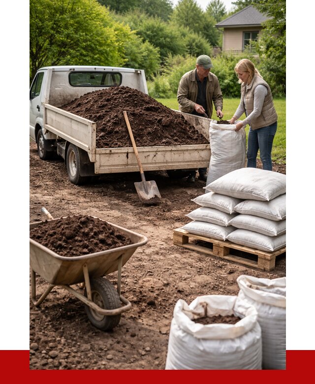 Перегной в мешках с доставкой в Сланцах от 2273 р. | ПРОНЕРУДСлы
