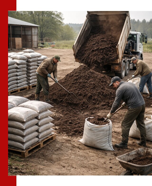 Доставка компоста оптом и в розницу в Сланцах