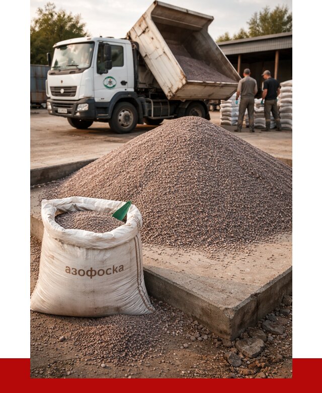 Купить азофоска в Сланцах с доставкой от 1240 р. за куб | ПРОНЕРУДСлы