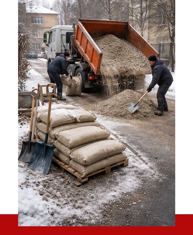 Противогололедные материалы оптом в Сланцах от 4339 р. | ПРОНЕРУДСлы