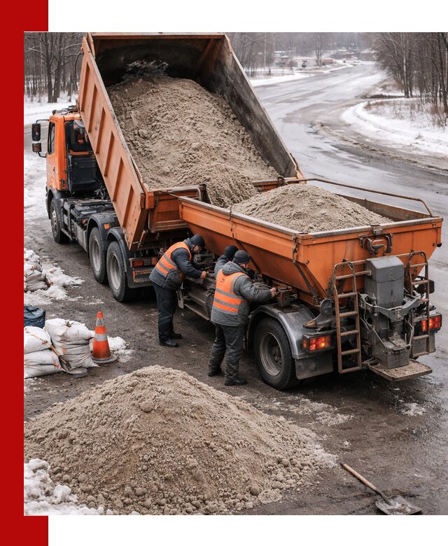 Поставка и вывоз пескосоля в Сланцах оптом и в розницу