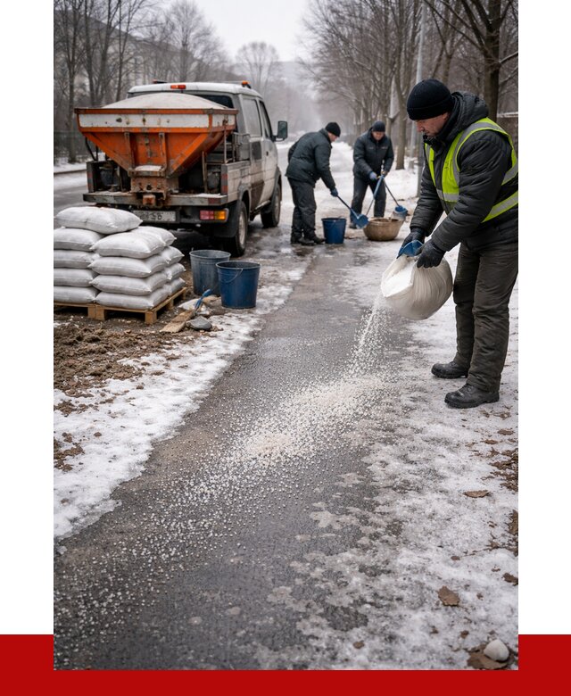 Реагент против гололеда в Сланцах с доставкой от 4649 р. | ПРОНЕРУДСлы