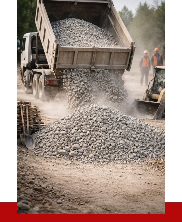 Купить дробленый бетон в Сланцах от 1756 р./куб | ПРОНЕРУДСлы