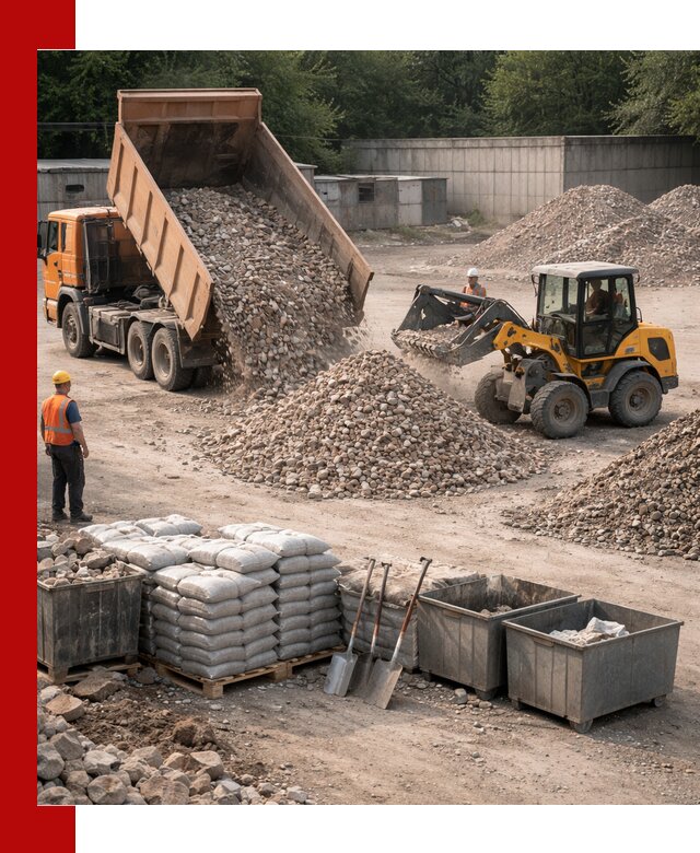 Вторичные материалы для отсыпки в Сланцах — поставка и доставка