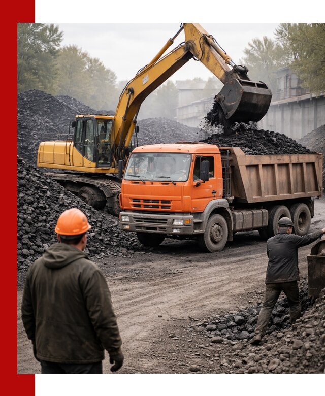 Доставка угля автотранспортом в Сланцах быстро и выгодно