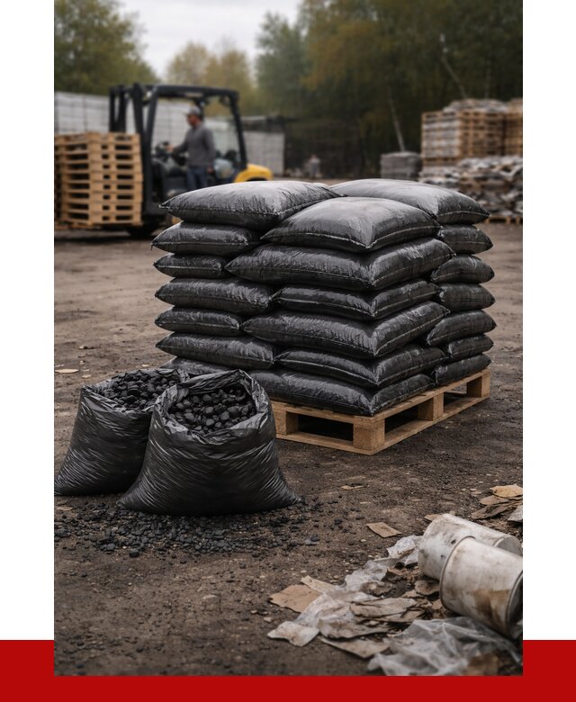 Купить уголь в мешках с доставкой в Сланцах от 7749 р. | ПРОНЕРУДСлы