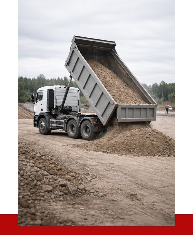 Доставка самосвалом 15 кубов в Сланцах от 6716 руб. | ПРОНЕРУДСлы
