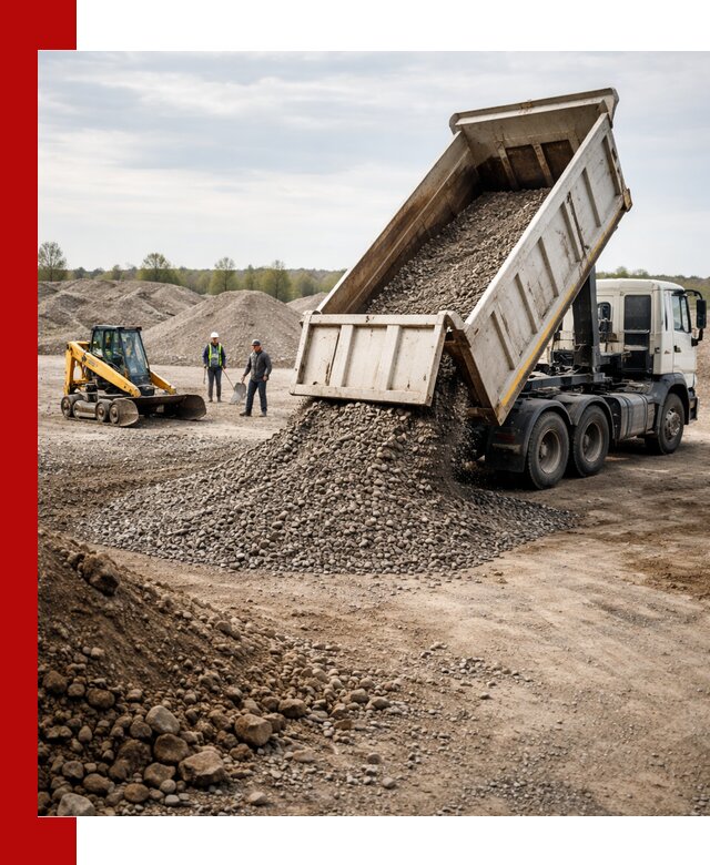 Доставка самосвалом 25 м³ в Сланцах быстро и надежно