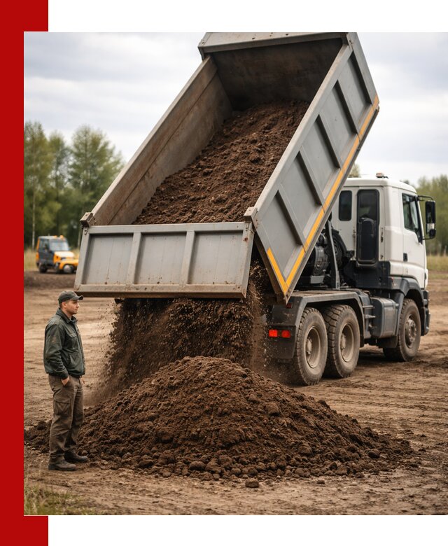 Аренда самосвала с водителем в Сланцах для сыпучих грузов и навоза