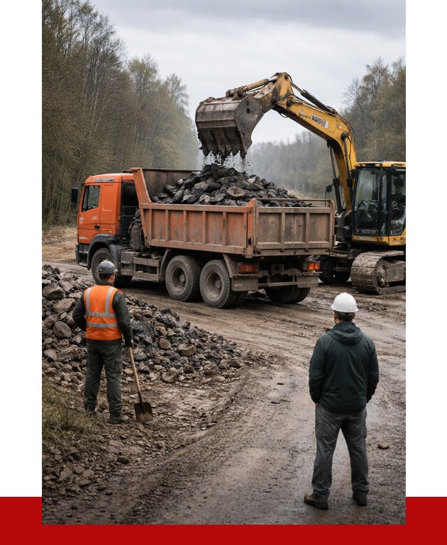 Вывоз асфальта в Сланцах от 4649 р. самосвалом ПРОНЕРУДСлы