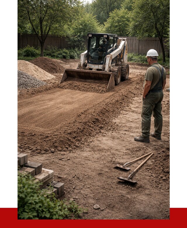 Выравнивание участка под ключ в Сланцах от 3616 р. | ПРОНЕРУДСлы